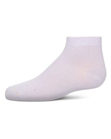 MeMoi Kids Basic Soft Bamboo-Blend Unisex Anklet Sock Basic Colors MK-6066