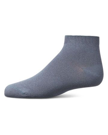MeMoi Kids Basic Soft Bamboo-Blend Unisex Anklet Sock Colors mk-6066