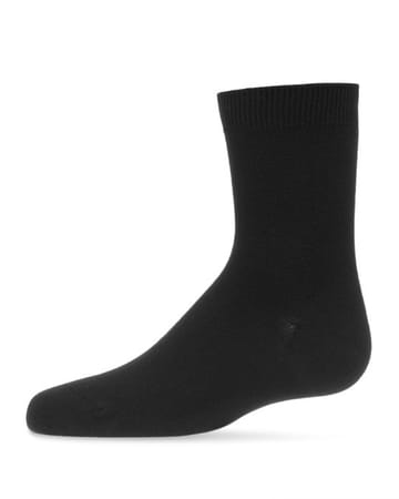MeMoi Toddler's and Kids' Basic Soft Rayon from Bamboo Crew Socks mk-6166