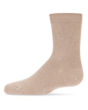Memoi Toddlers and Kids Basic Soft Rayon from Bamboo Crew Socks  MK-6166