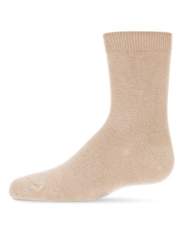 Memoi Toddlers and Kids Basic Soft Rayon from Bamboo Crew Socks  MK-6166