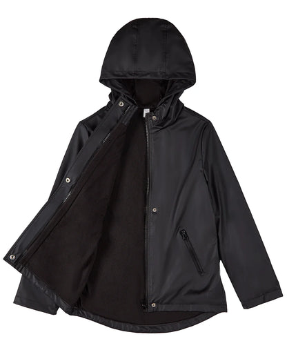 Pre Order! Memoi Teens Unisex Classic Hooded Lined Raincoat with Included Carry Pouch