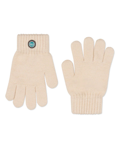 Memoi Kids Cozy Basic Rayon-Blend Knit Gloves