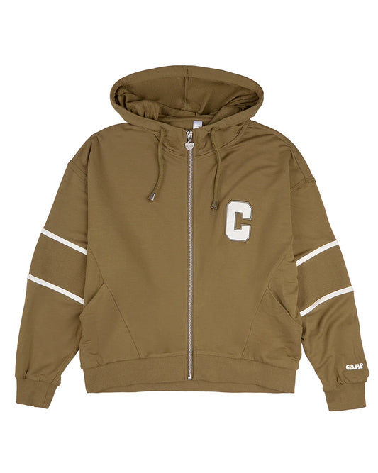 Pre Order! Girls C Camp Patch Zippered Hoodie