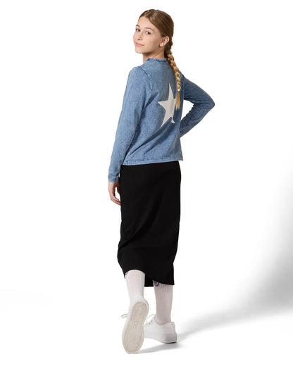 Pre Order! Memoi Back Star Long Sleeve T-Shirt