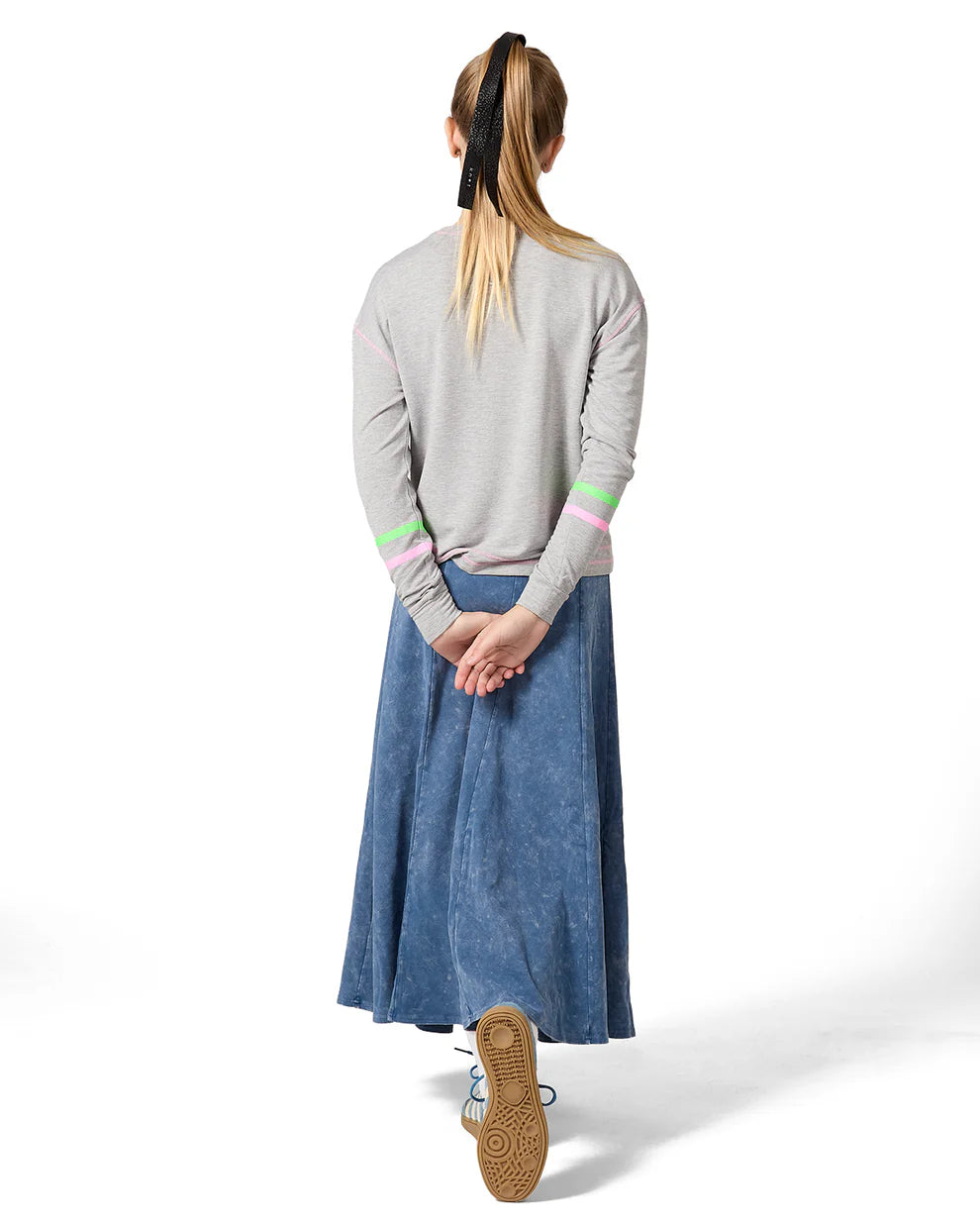 Pre Order! Girls Striped Long Sleeve T-Shirt