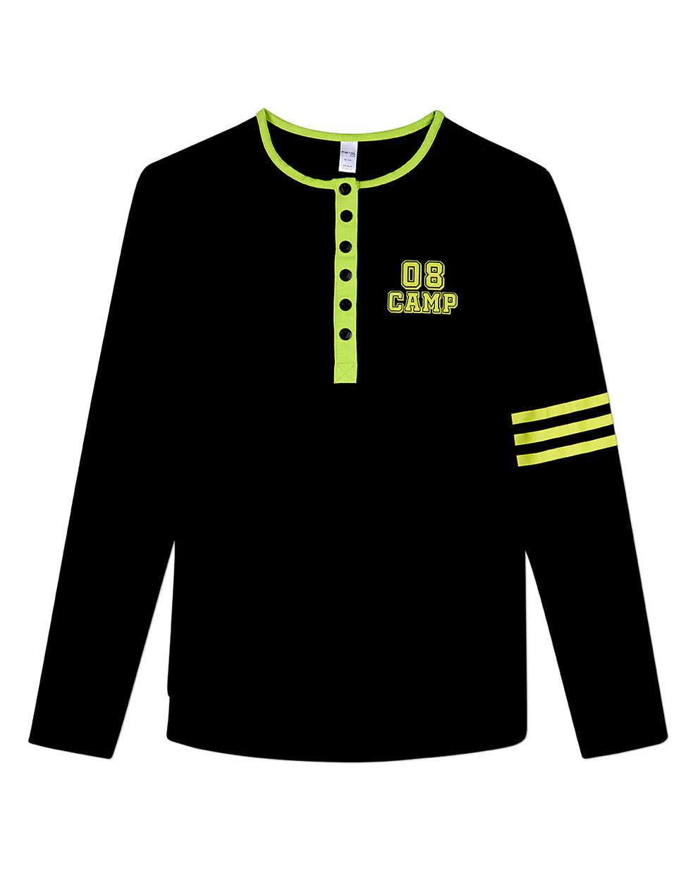 Pre Order! Girls Snap Front Long Sleeve T-Shirt