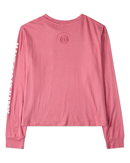 Pre Order! Memoi Make Today Happy Smiley Long Sleeve T-Shirt