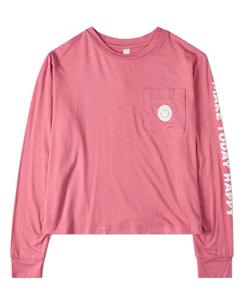 Pre Order! Memoi Make Today Happy Smiley Long Sleeve T-Shirt