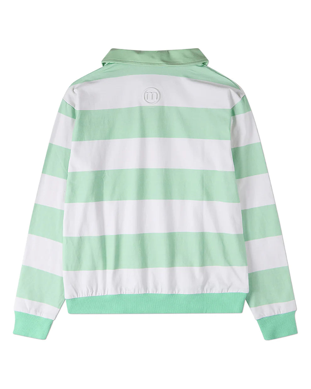 Pre Order! Memoi Summer Flag Striped Long Sleeve Polo Shirt