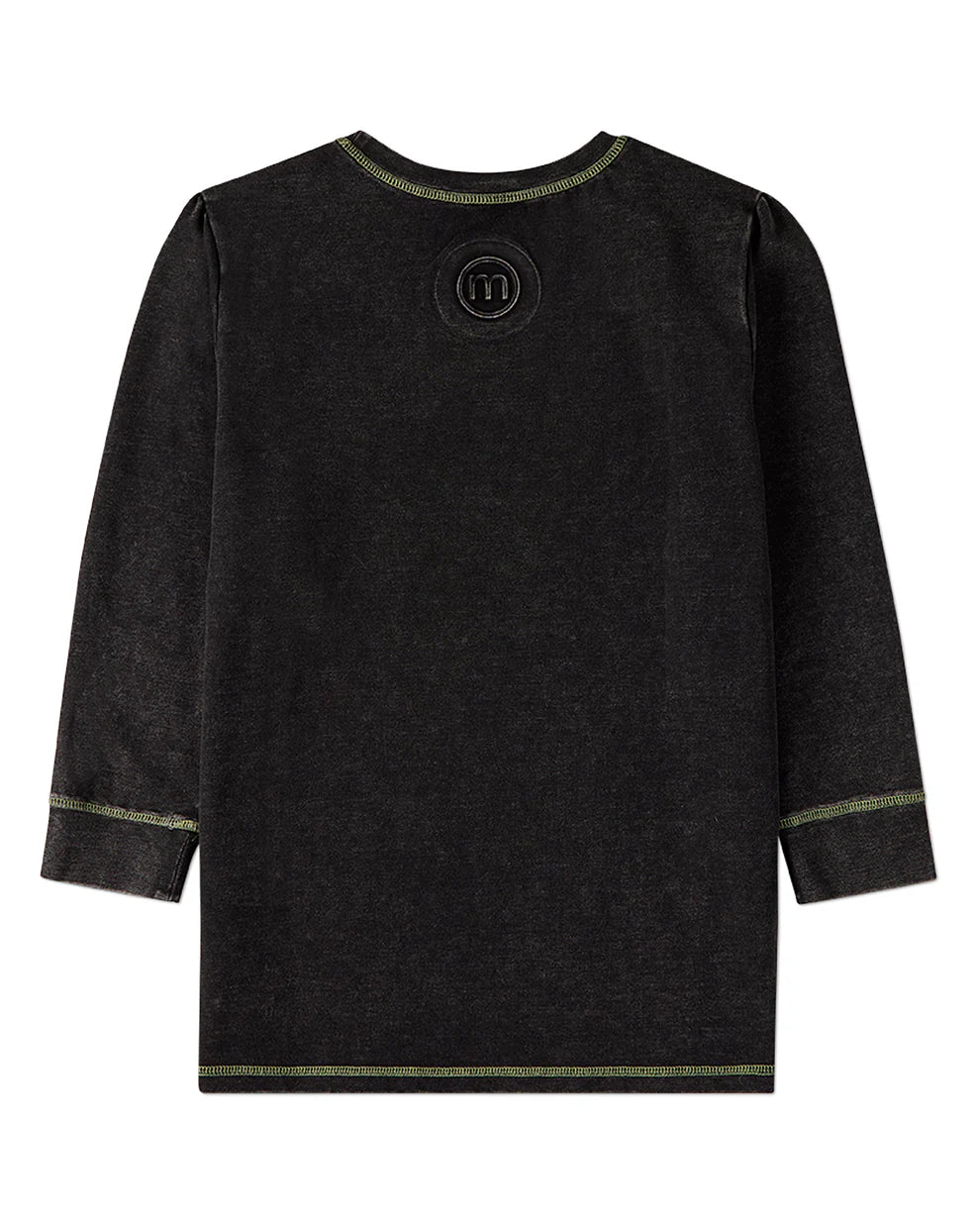 Pre Order! Heathered Long Sleeve T-Shirt Topstitch Trim