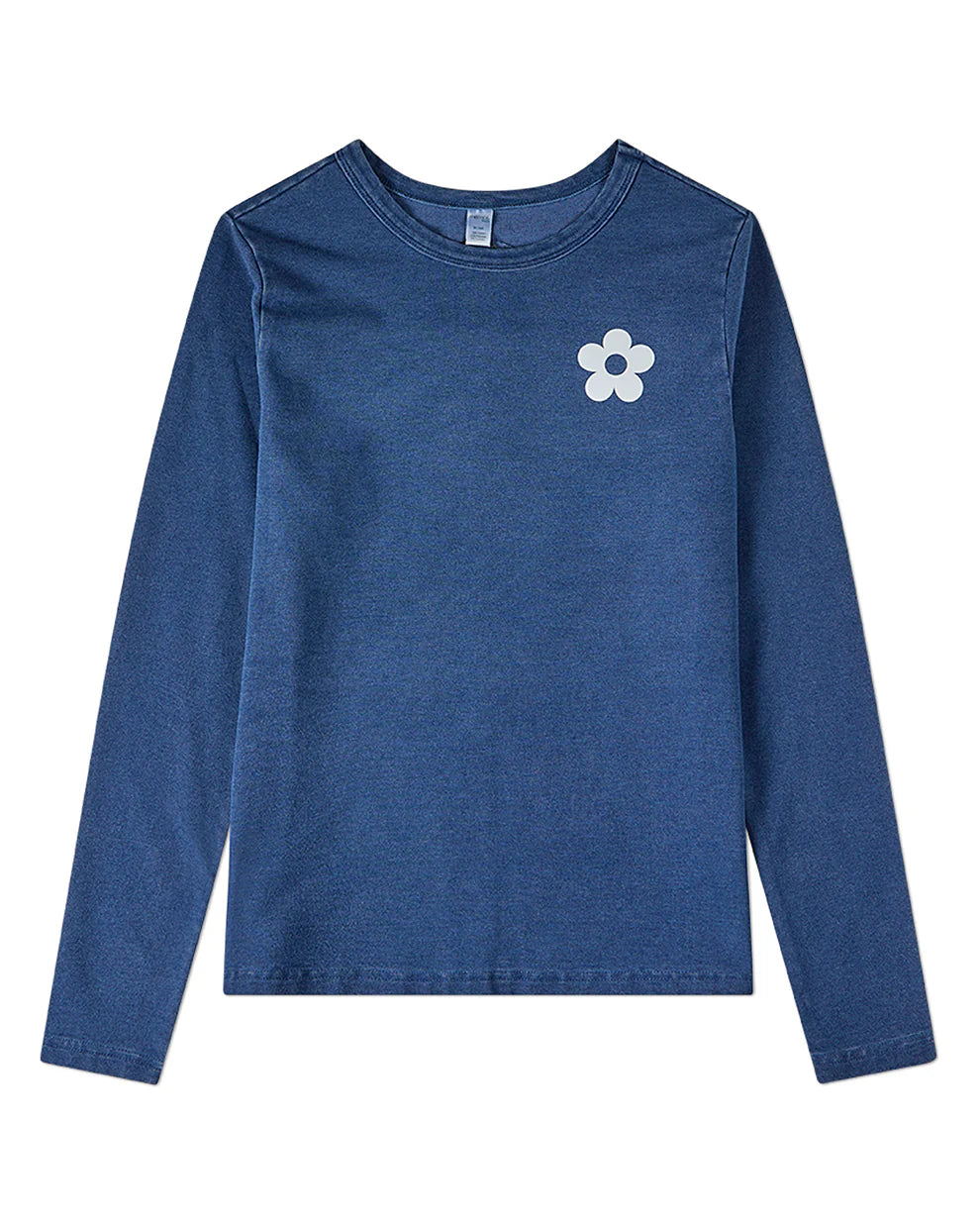 Pre Order! Memoi Denim Graphic Denim Long Sleeve T-Shirt