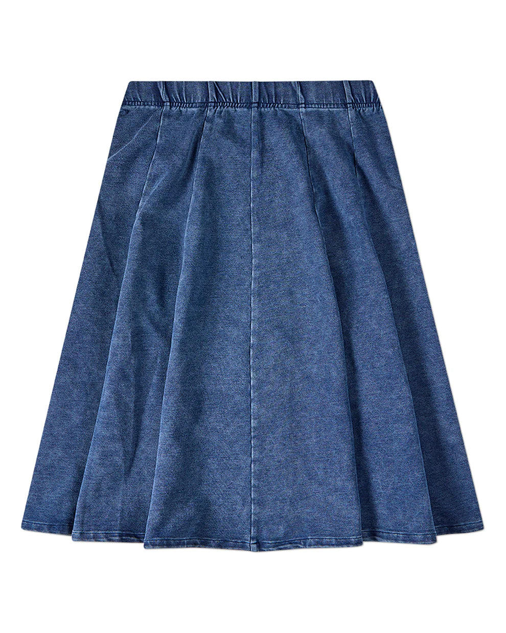 Pre Order! Denim Pull-On Flared Short Skirt
