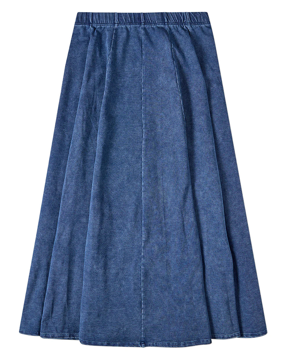 Pre Order! Denim Pull-On Flared Long Skirt