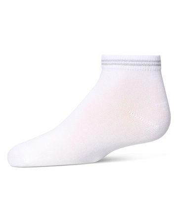 MeMoi Zag Lurex Cotton Blend Anklet Sock
