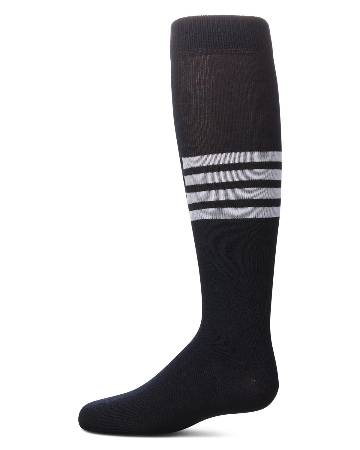 MeMoi Girls' Triple Half Stripe Knee High Socks