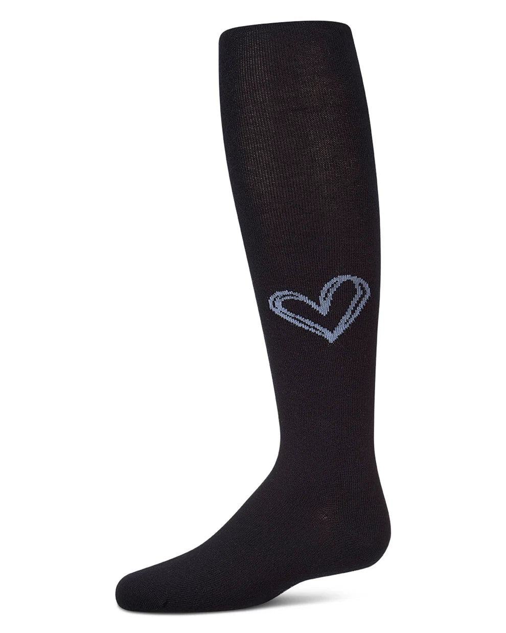 Memoi Heart Pop Cotton Tights - MKF-4139