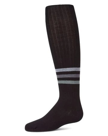 Memoi Stripe Squad Cotton Tights - MKF-4141