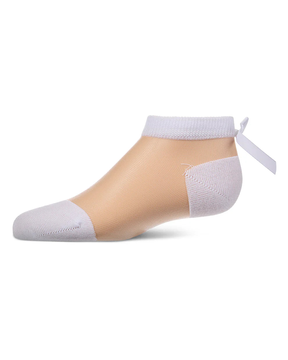 Memoi Sheer Satin Bow Anklet - MKF-6109