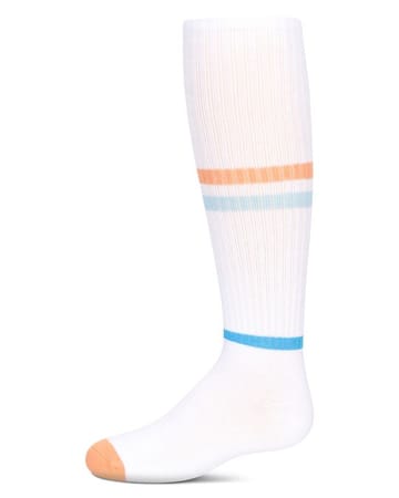 MeMoi Girls' Multi Colored Stripe Knee High Socks
