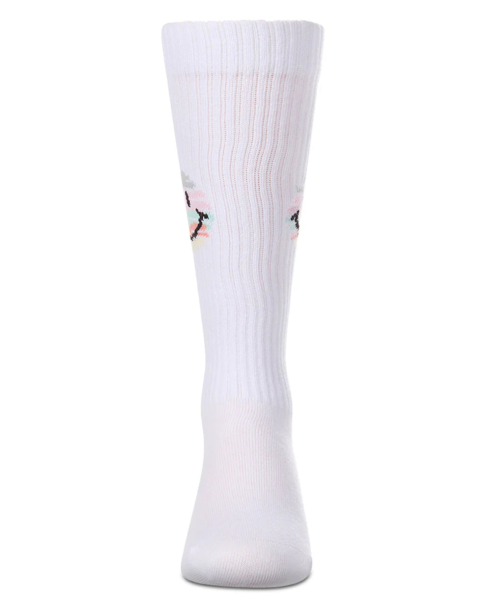 Memoi Colorful Smiley Face Knee High - MKF-7237