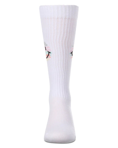 Memoi Colorful Smiley Face Knee High - MKF-7237