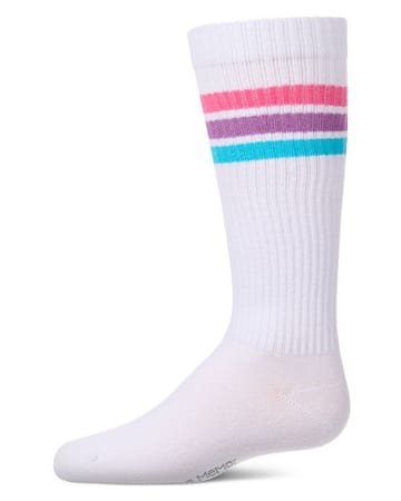 Memoi Multi Stripe Knee High - MKF-7248
