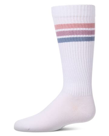 Memoi Multi Stripe Knee High - MKF-7248