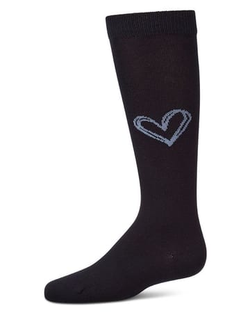 Memoi Heart Pop Knee High - MKF-7269