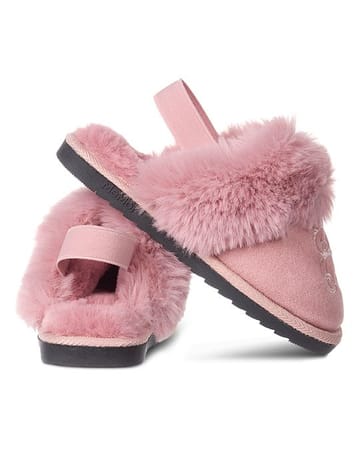 Memoi Teddy Suede Slipper - MKS-0037