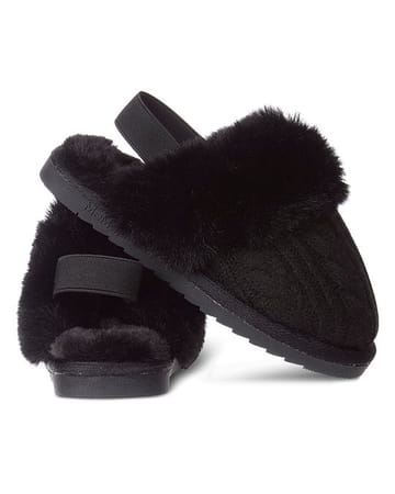 Memoi Cable Plush Slipper - MKS-0038