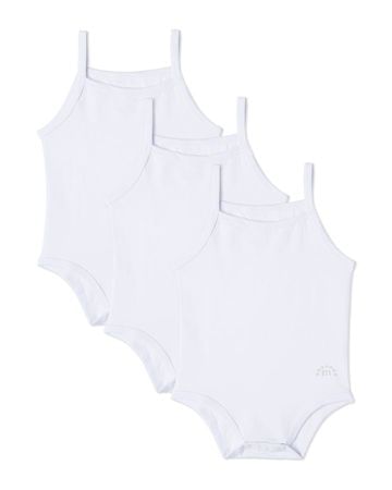 Minimoi Pair Pack Unisex Baby and Toddler Combed Cotton Rich Bodysuits