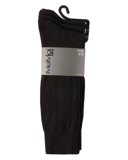 MeMoi Men's Classic Crew Socks 3-Pack mm-451