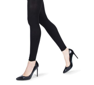 MeMoi Women's 90 Denier Control Top Footless Tights