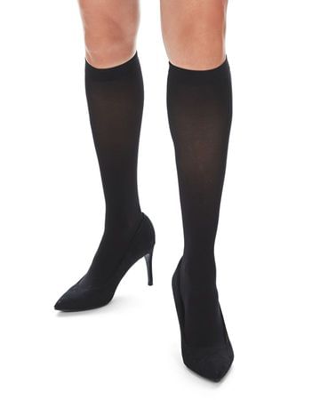 MeMoi Women's Microfiber Opaque 60 Denier Knee Highs ms-736