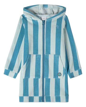 Pre Order! Striped Kids Full Zip Terry Robe
