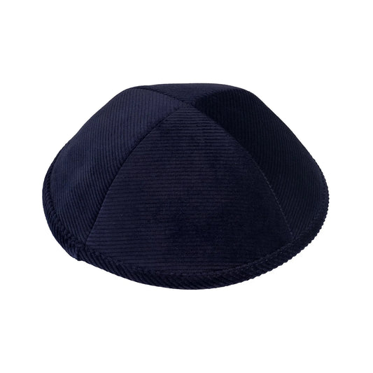 IKIPPAH CORDUROY YARMULKE Navy