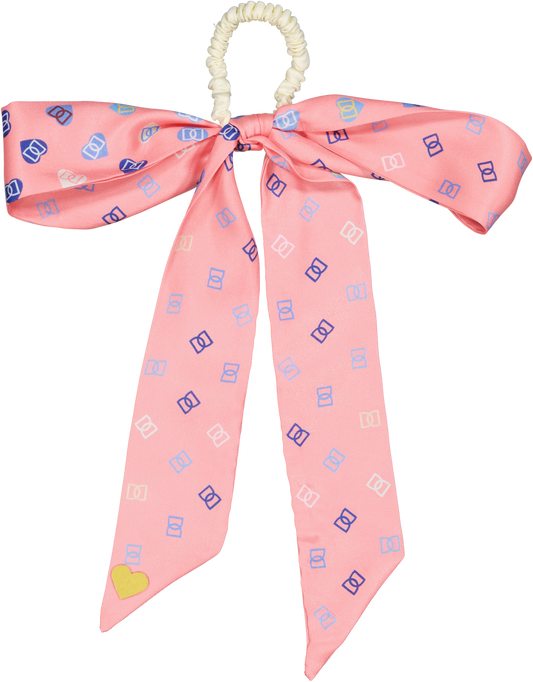 Dacee Pink D Design Scarf Pony