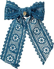 Lace Bow Clip Large