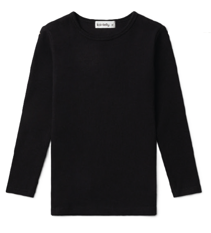 Rib Long Sleeve Shell