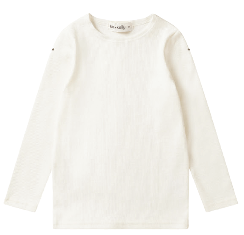 Rib Long Sleeve Shell