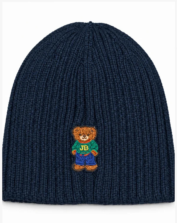 Jelly Bean Teddy Bear Knit Beanie
