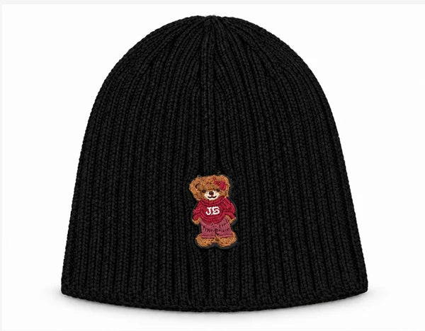 Jelly Bean Teddy Bear Knit Beanie