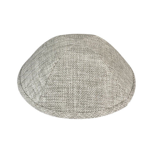 iKippah Silver Metallic Yarmulke 4 Panel