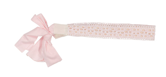 Dacee Ivory Eyelet Toddler Headwrap