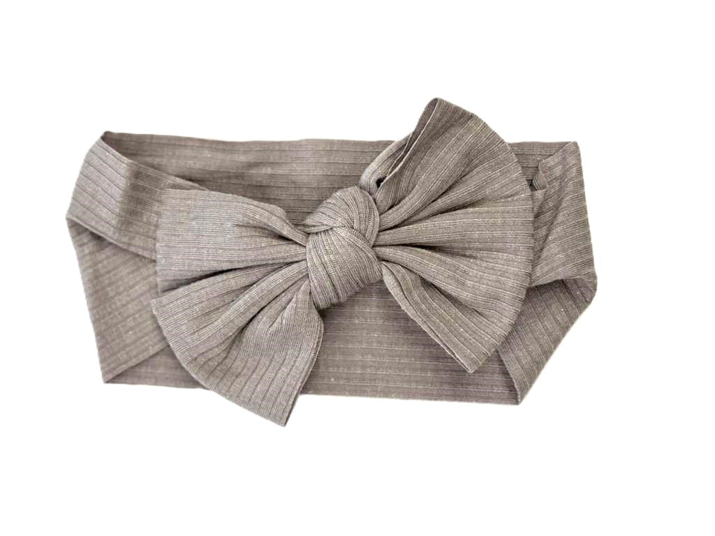 Bow Ribbed Headband