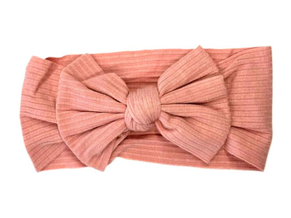 Bow Ribbed Headband