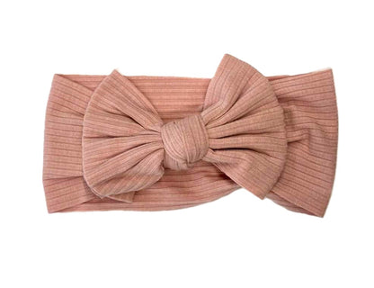 Bow Ribbed Headband