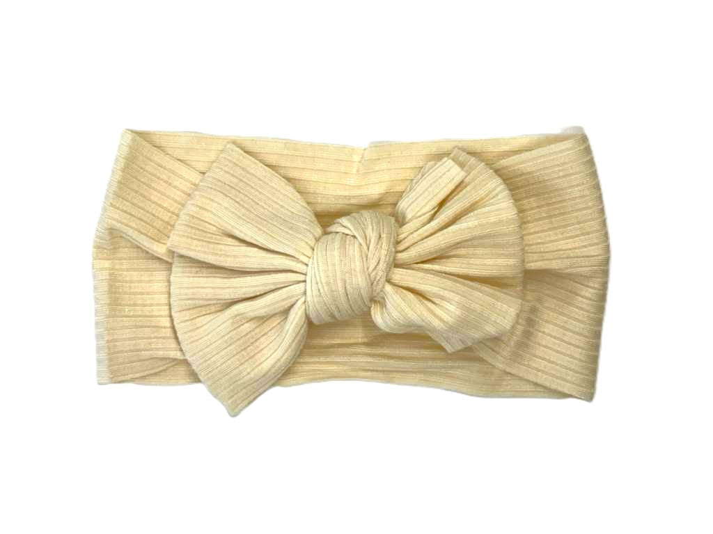 Bow Ribbed Headband