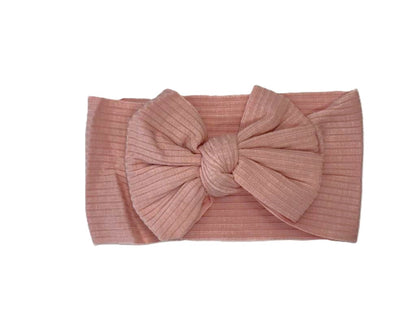 Bow Ribbed Headband